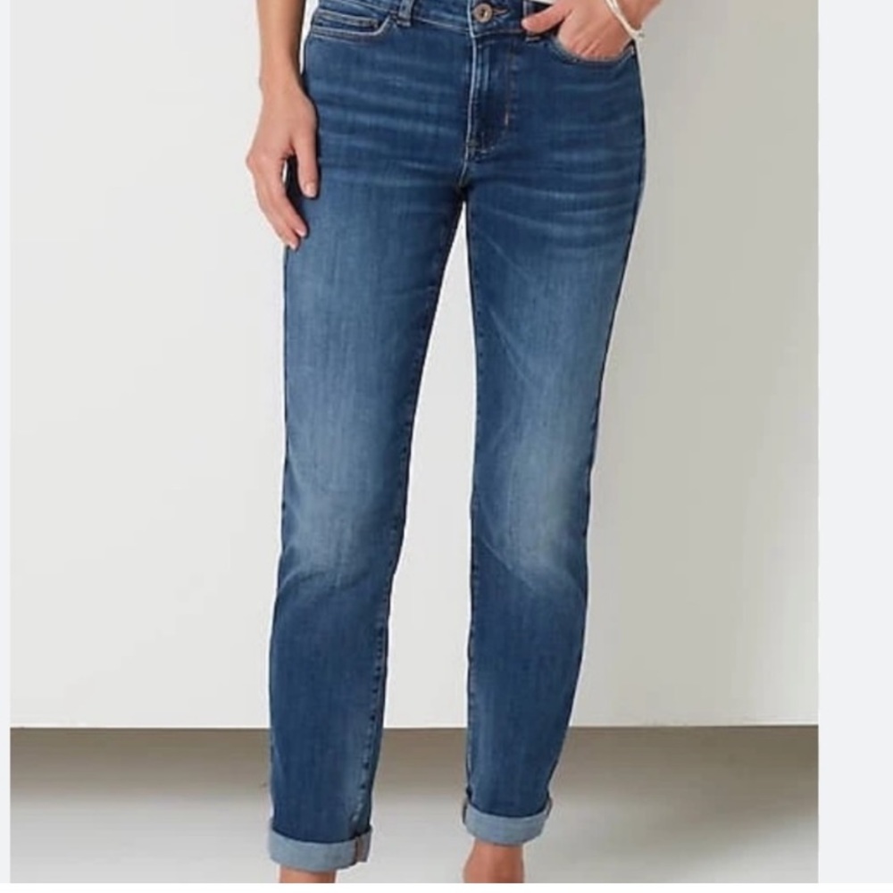 JJILL boyfriend straight leg jeans
